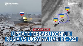 UPDATE HARI KE723 Rusia vs Ukraina Granat dari Drone Rusia Libas Habis Sekelompok Tentara Ukraina [upl. by Aloibaf539]