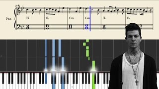 The Neighbourhood  Sweater Weather  Piano Tutorial  SHEETS [upl. by Pendleton978]