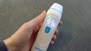 Dr Trust Homedoc Ear and Forehead Digital Thermometer 602  How to use [upl. by Nylarej]