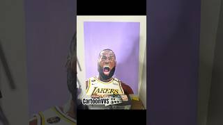 Acrylic Painting Lebron James Timelapse Part 2 [upl. by Ahsek]