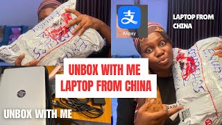 UNBOX with Me Laptop I Bought From China and Shipped to Nigeria 🇳🇬 [upl. by Alban]