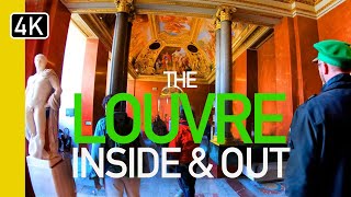 4K Virtual Museum Tour of The Louvre Paris  Mona Lisa to Louvre Pyramid [upl. by Rephotsirhc]