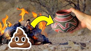 How To Fire Pottery With Manure  No Bull [upl. by Amsed]