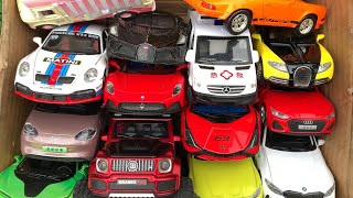 Box Full of Model Cars Bugatti Veyron Brabus 700 Maserati MC20 Porsche 911 GT3 Porsche 964 [upl. by Auhsej]