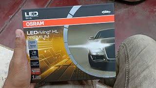 osram LED headlight unboxing [upl. by Eirrej]