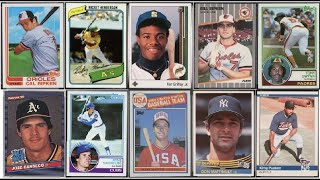 The 20 Most Valuable Baseball Cards of the 1980s [upl. by Leta]