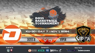 DOSS BASKETBALL TOURNAMENT  DOSS B vs VIPER [upl. by Eibo]