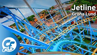 Jetline front seat onride 5K POV 60fps Gröna Lund Grona Lund [upl. by Arreis]