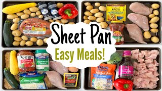 5 CHEAP amp FANCY SHEET PAN MEALS  Quick EASY OvenBaked Dinner Recipes  Julia Pacheco [upl. by Deina]