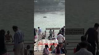 Kartik Purnima snan Haridwar 24 ganga gangariver gangaaarti haridwar youtubeshorts viralvideo [upl. by Yelrah]