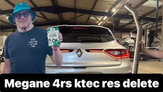 Megane 4rs 280 300 Ktec centre res delete [upl. by Dixie]