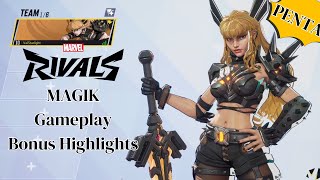 Magik Gameplay  Bonus Highlights  Marvel Rivals  Closed Alpha Test [upl. by Armond]