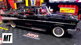 1957 Chevrolet Bel Air Hardtop  Mecum Auctions Houston  MotorTrend [upl. by Nyrb412]