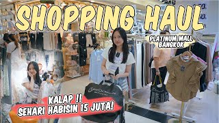 BORONG BAJU DI PLATINUM MALL BANGKOK  HABIS BELASAN JUTA RUPIAH [upl. by Ahsile]