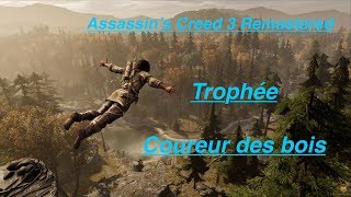 Assassins Creed III Remastered  Trophée Coureur des bois [upl. by Anyaled823]