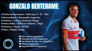 Gonzalo Berterame 7  Extremo  Winger  Deportivo Moron 2024 [upl. by Ansev566]