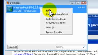 How to install Wireshark on Windows 7 [upl. by Masson]