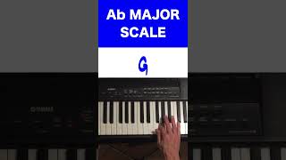 Ab Major Scale On Piano Easy Tutorial For Beginners  Music Simply Understood music Abmajorscale [upl. by Jeu681]