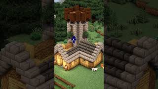 Minecraft Starter Castle🏰 minecraft [upl. by Bernhard342]