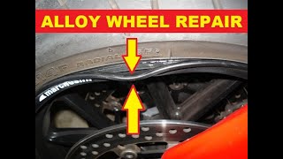 Alloy Wheel Bent Repairing in Mumbai  Mojo Alloy Rim Bent Repair  MadOverMotorcycles [upl. by Pennie]