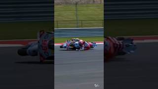 Slowmotions Marc Marquez Crash at GP America  motogp marcmarquez [upl. by Adnaloy]