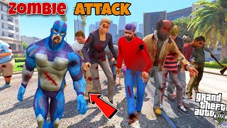 Rope Hero Surviving In Zombie Virus And Zombie Outbreak in Gta 5  Rope Hero Vice Town  Episode 7 [upl. by Ainud]