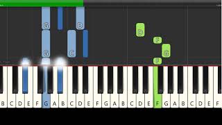 Crocketts theme  Synthesia [upl. by Hildebrandt]