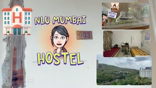 NLU Mumbai Hostel Tour  Law college Hostel  Nlu mumbai campus tour [upl. by Ahsieit]