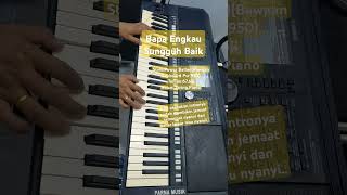 Intro quotBapa Engkau Sungguh Baikquot belajarkeyboard musisipemula [upl. by Ekenna]