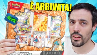 Apro lINFUOCATA Collezione PREMIUM di CHARIZARD EX ma va MALISSIMO [upl. by Aneer]