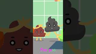 Poo Poo Song amp Wash Your Hands shorts nurseryrhymes kids kidssongs lullaby child kid baby [upl. by Minette275]