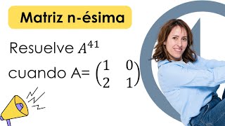 CALCULAR UNA MATRIZ ELEVADA A UN NÚMERO MUY ALTO PRIMER TIPO nivel medio [upl. by Murdock]