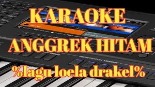 Karaoke anggrek hitam lagu loela drakel cover hali taek [upl. by Auot]