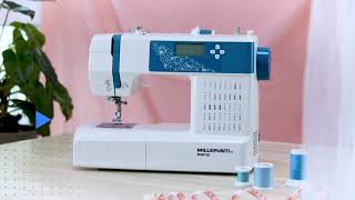 MILLEPUNTI Computerized Sewing Machine with 40 Stitches LCD Display MHP30 [upl. by Latsyrk]