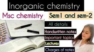 Msc chemistry  Inorganic chemistry notes inorganic chemistry msc 1st semester notes mscchemistry [upl. by Aradnahc885]