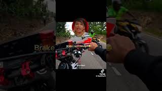 Brake නැති ns අයියා 😅🚀💣 automobile slrider motorcycle rider slbikes motorbike motovlog [upl. by Ahsiena]