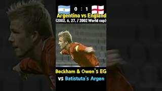 Beckhams England defeated Batistutas Argentina [upl. by Peltier215]