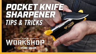 How to use the Work Sharp Pocket Knife Sharpener [upl. by Derej]