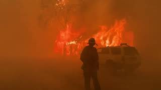 Park Fire at Cohasset CA long edit day two [upl. by Jung813]