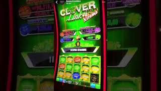 CLOVER LINK Slot Machine Full Screen JACKPOT  Must See follow lasvegas like shorts casino [upl. by Alenson]