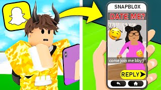 SPYING On ONLINE DATERS In Roblox SNAPCHAT… Brookhaven RP [upl. by Tomaso]