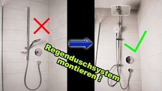 KOMPLETTES REGENDUSCHSYSTEM MONTIEREN  TUTORIAL FACTOREM [upl. by Nylidam282]