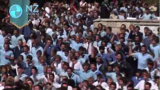 Rugby World Cup The Worlds Largest Maori Haka 1500 Person [upl. by Hanauq]