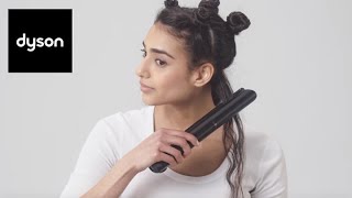 Tutorial Create straight and sleek hair with the Dyson Corrale™ hair straightener [upl. by Nossaj]