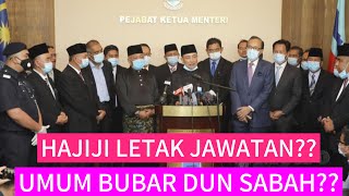 GEMPAR  HAJIJI LETAK JAWATAN UMUM BUBAR DUN SABAH [upl. by Ailehpo]