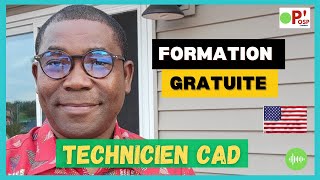 FORMATION GRATUITE et être TECHNICIEN CAD bien PAYÉ aux ÉtatsUnis  OSP [upl. by Sucy996]