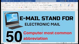 most common abbreviation list  computer short abbreviation list [upl. by Ennaear855]