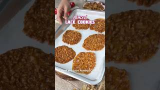 Almond Lace Cookies  Perfect for Diwali gifting this season Made using Australian Almonds [upl. by Ydnelg]