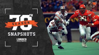 BC Lions 70th Season Snapshots  Biggest Upsets and Comebacks [upl. by Cressler997]