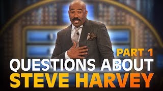 Funny Family Feud questions… about STEVE HARVEY  PART 1 [upl. by Eneli151]